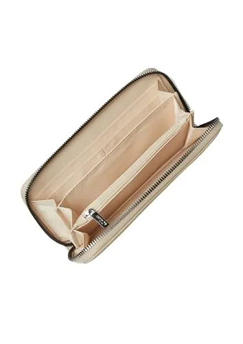 s.Oliver Portemonnaie in Leder-Optik mit Logo - Elegantes Flap-Wallet aus Kunstleder mit Reißverschlussfach und zahlreichen Kartenfächern, ideal für den stilvollen Alltag.