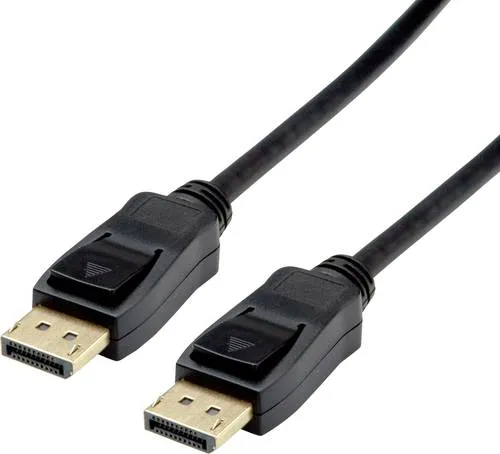 Value DisplayPort Anschlusskabel DisplayPort Stecker, DisplayPort Stecker 5.00 m Schwarz 11.99.5813 Geschirmt DisplayPort-Kabel