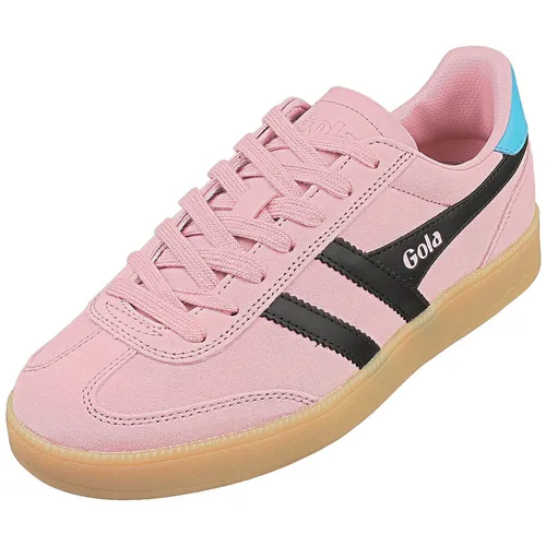 Gola Viper Damen-Sneaker Pink Schwarz - 38 EU - Stylische Damen-Sneaker im Trendfarben Pink und Schwarz, ideal für den Alltag. Bequem und vielseitig für Beruf und Freizeit, mit hochwertigem Wildleder-Obermaterial.
