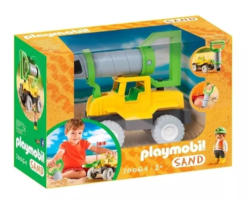 Baufahrzeug PLAYMOBIL 70064 Bohrfahrzeug Sandkasten