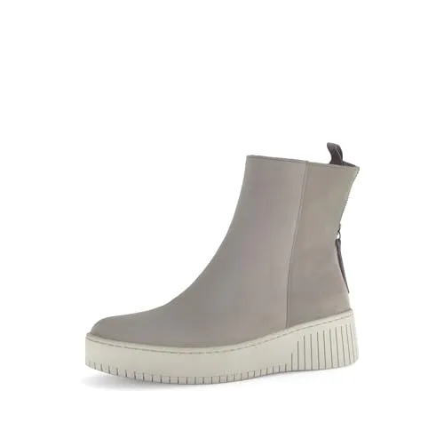 Gabor Damen Plateaustiefeletten - Warmfutter & Best Fitting - Wanderschuhe mit warmem Weblammfutter und flachem Plateauabsatz, ideal für den Übergang und bequem bei jeder Gelegenheit.