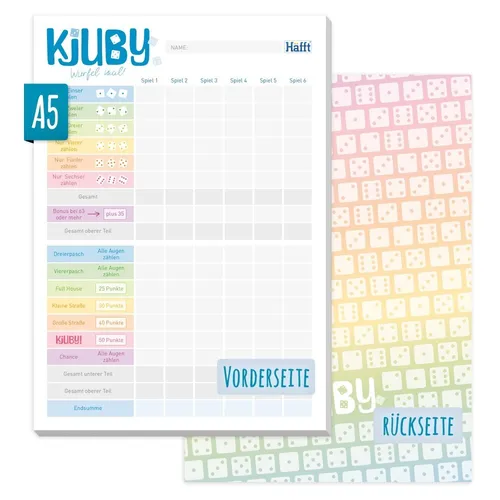paper&you Spieleblock A5 / Kjuby