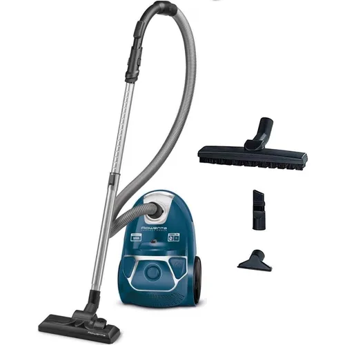 Rowenta RO3950 Staubsauger - Compact Power, 750 Watt, 3L Staubvolumen, AAA-Energieeffizienz und integrierte Möbelbürste für müheloses Saugen