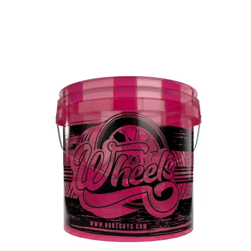 Nuke Guys Auto Wascheimer 13,5 Liter- Autowascheimer Transparent für Autowäsche - Handwäsche Eimer - Autoreinigung Aussen - Zubehör zum Waschen von Auto Motorrad Fahrrad