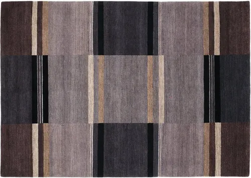 OCI DIE TEPPICHMARKE Teppich Sensation Soya - Handgeknüpft für Ihr Wohnzimmer - Kurzflor-Teppich aus hochwertiger Tibetschurwolle mit Seidenapplikationen, ideal für ein modernes und rustikales Ambiente.