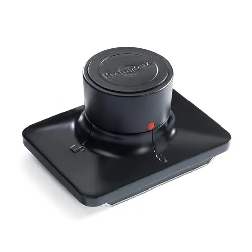 KRAMPOUZ Reinigungsstempel „CLEAN+“ für Crêpegeräte - Waffeleisen - Patentierter Stempel für Einbrennen, Einfetten und Reinigen von Gusseisenplatten, ergonomischer Griff für einfache Handhabung.