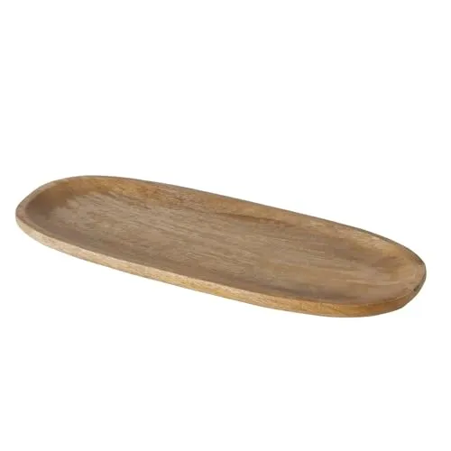 Boltze Mangora Holzschale 50 cm - Elegante Dekoschale aus Holz, ideal für stilvolle Tischgestaltungen. Mit einer Breite von 20 cm und einer Länge von 50 cm bringt sie natürlichen Charme in Ihr Zuhause.
