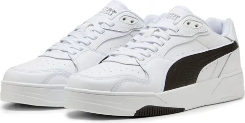 Puma RBD BREAK LOW Sneaker Uni 402586 03 weiß/schwarz - Größe 46 EU - Sneaker für Erwachsene, inspiriert von Basketball und Popkultur. Obermaterial aus Kunstleder, SoftFoam+ Einlegesohle für optimalen Komfort und Dämpfung. Ein stylischer Begleiter für jeden Tag!