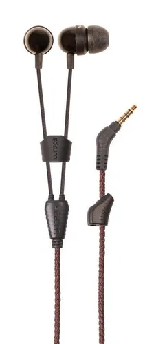 Wraps Wraps Leder Kopfhörer und Armband In-Ear-Kopfhörer in braun von Wraps