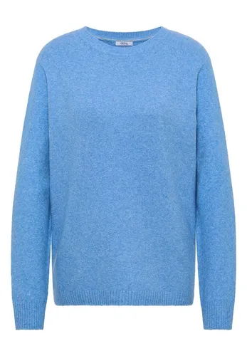 CECIL Damen Strickpullover, Gr. S, fountain blau melange von CECIL