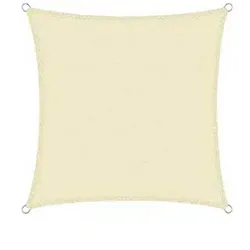 WOLTU Sonnensegel Dreieck 5x5x5m Creme - Hochwertiges Sonnenschutzsegel aus 100% HDPE, blockiert 90% der UV-Strahlung. Ideal für Garten, Pool oder Camping. Atmungsaktiv und wetterfest für langlebigen Schutz.