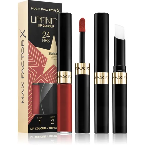 Max Factor Lipfinity Rising Stars langanhaltender flüssiger Lippenstift mit Balsam Farbton 88 Starlet 1 St.