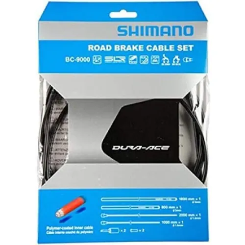 Shimano Dura-Ace Bremszugset BC-9000 Polymer für Rennrad - Außenhüllen für Rennrad, bietet optimierte Bremsleistung und hohe Haltbarkeit durch Polymer-Beschichtung.