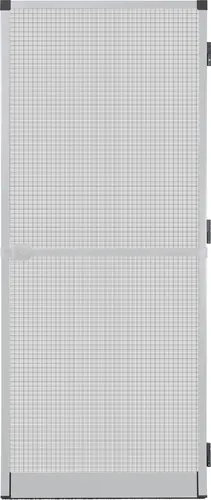 Fliegengitter Tür, Alurahmen, Farbe:anthrazit (RAL7016), Größe:120 x 240 cm (Profile auf Maß)