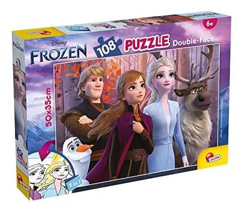 Ausmal-Puzzle (50x35cm) 108 Teile, Die Eiskönigin