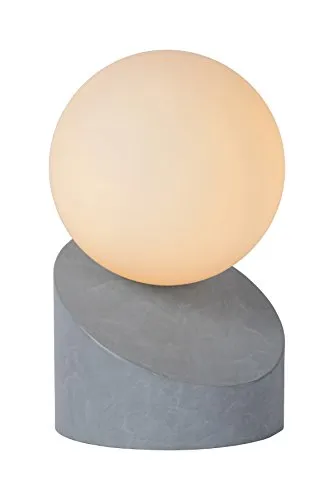 LUCIDE LEN - Tischlampe - Ø 10 cm - 1xG9 - Grau