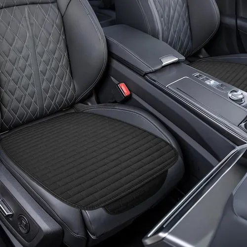 Auto Sitzkissen Vordersitze, Universal Sitzauflage 60×49 cm, Atmungsaktiv und