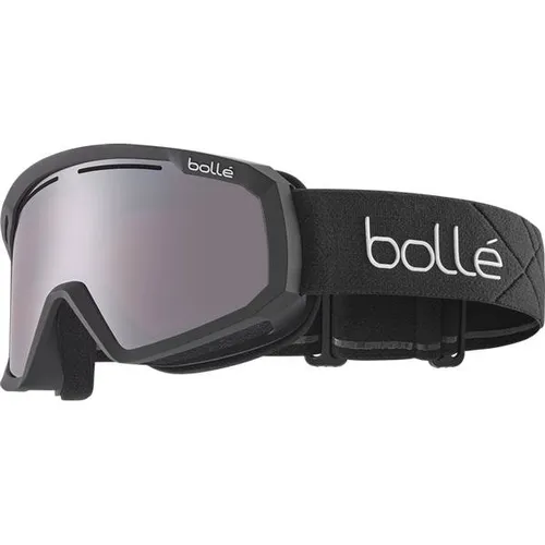 Bollé Y7 OTG Skibrille - Black Matte mit Vermillon Gun Cat 2 - Herren & Unisex Skibrillen, ideal für Brillenträger mit photochromatischen Gläsern für optimale Sicht bei wechselnden Lichtverhältnissen.
