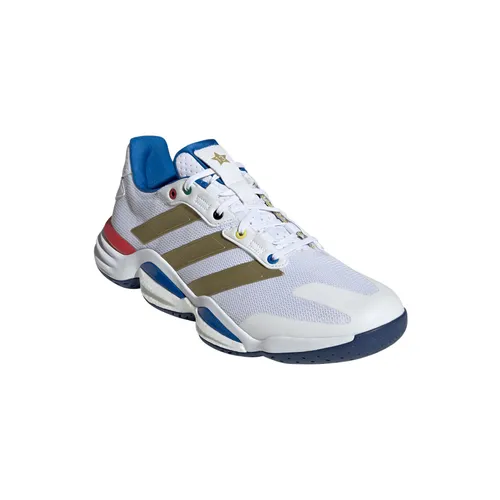 adidas Performance Hallen-Indoorschuhe Stabil 16 2025 - Herren-Badmintonschuhe in Größe 48, ideal für Badminton, Squash und Volleyball, bieten hervorragenden Halt und Komfort auf Hallenböden.