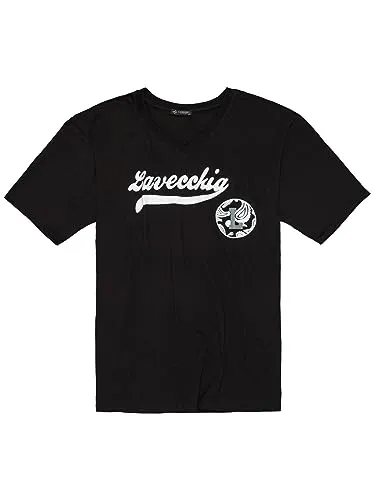 Lavecchia Übergrößen T-Shirt Herren Shirt V-Neck V-Ausschnitt Kurzarm Freizeit LV-9900 (Schwarz, 5XL)