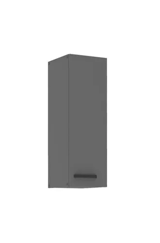 Küchen-Preisbombe Hängeschrank 30 cm NESSA Anthrazit - Hängeschrank 30 cm in Anthrazit mit 3 Einlegböden und dämpfenden Scharnieren für leises Schließen. Ideal für Küchenmodelle NESSA, SCANDI und mehr.