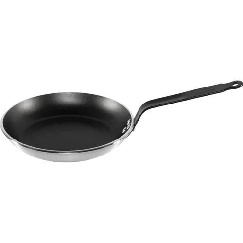 de Buyer Alugusspfanne Choc 24 cm - Pfanne aus starkem Aluminium mit 5-schichtigen PTFE Antihaftbeschichtung, ideal für empfindliches Bratgut und das Verfeinern von Fertiggerichten. Geeignet für alle Herdarten außer Induktion.