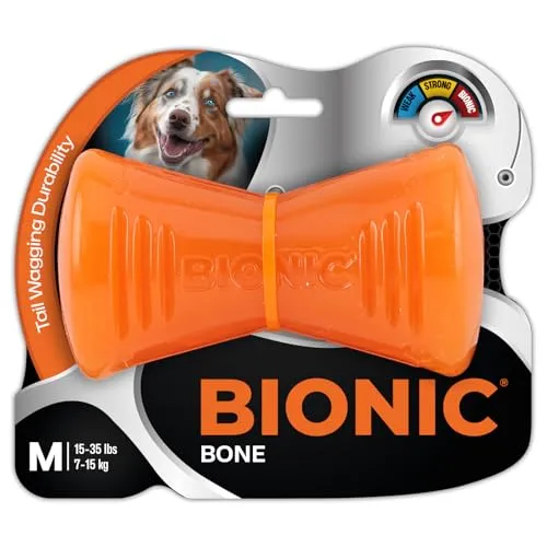 Bionic Bone Knochen, extrem widerstandsfähiges Hundespielzeug, 12cm
