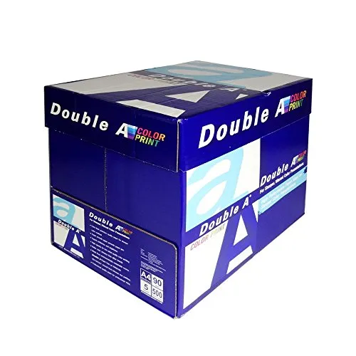 Double A Drucker-/ Kopierpapier Color Print: A4, 90 g/m², 2500 Blatt (5x500), weiß