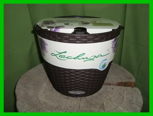 Lechuza Blumenampel NIDO Cottage 28 mokka von Lechuza