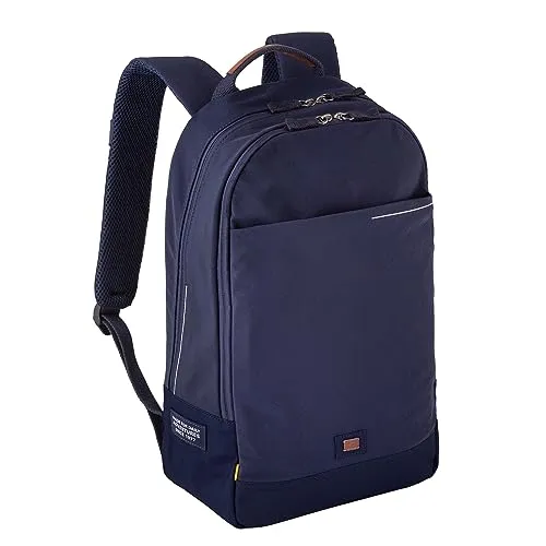 camel active City Herren Rucksack Backpack 19 L Blau - Tagesrucksack mit 19 L Volumen, ideal für den urbanen Alltag. Mit gepolstertem Laptopfach und verstellbaren Schulterriemen für optimalen Tragekomfort.