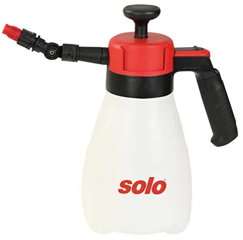 Solo 201C Drucksprüher 1,25 Liter - Gartensprühgerät mit Knickgelenk und verstellbarer Düse, ideal für präzise Anwendung auf Blattunterseiten und schwer erreichbaren Stellen.