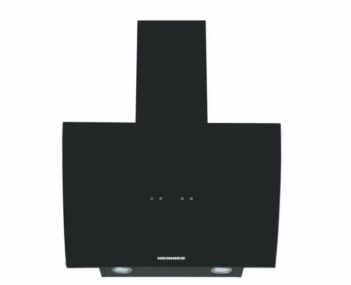 Heinner HDCH-5960RGBK Dunstabzugshaube, 60 cm, Touch Control, 576,2 m³/h, 3 Stufen, A+