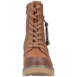 Rieker Damen Schnürstiefel in braun - Gr. 40 - Wanderschuhe mit modernem Textil-Synthetik-Mix, leichtem Futter für kühle Tage und Elastikeinsatz am Schaft für optimalen Tragekomfort.