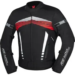 IXS RS-400-ST 3.0 wasserdichte Motorrad Textiljacke - Motorradjacke mit 2-Lagen solto-TEX® Z-Liner Membrane, atmungsaktivem Netzfutter und austrennbarem Thermofutter für besten Komfort bei jedem Wetter.