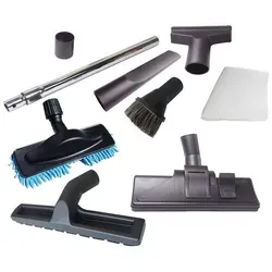 Hossi's Wholesale Saugdüse Staubsaugerdüsen-Set 9-tlg. inkl. Rohr für Smart Vax Solac, Speedy