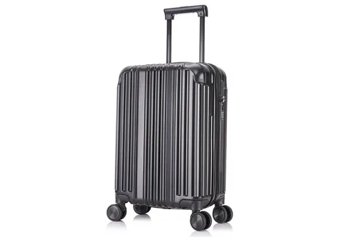 interGo Hartschalen-Trolley Reisekoffer mit 4 Rollen