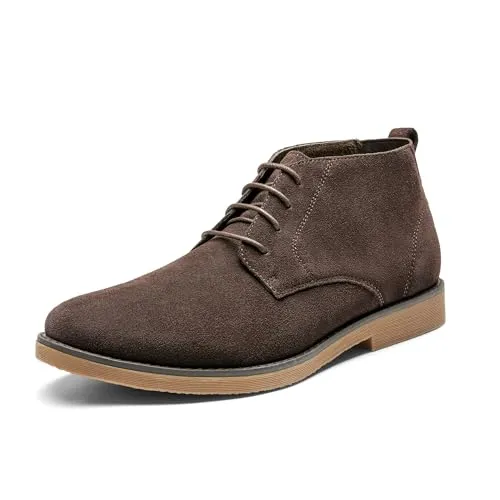 Bruno Marc Herren Chukka Stiefel Desert Boots,Size 43,Dunkel/Braun