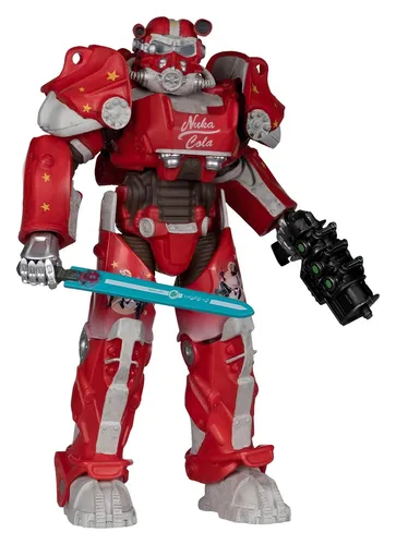 Fallout McFarlane Elite Edition Actionfigur Nuka Cola T-60 (Gold Label) 19 cm - Detailreiche und bewegliche Actionfigur aus der 'Elite Edition' von McFarlane. Mit Zubehör und Base in Blisterverpackung – ideal für Sammler und Fans!