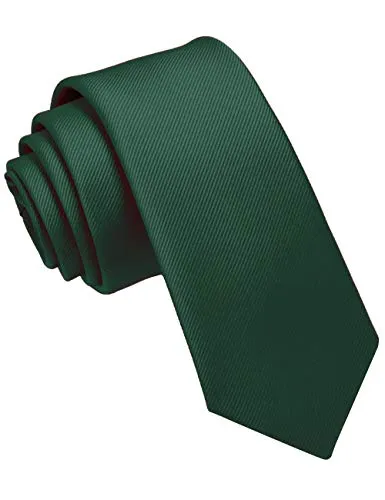 JEMYGINS Schmale Herren Krawatte einfarbig 6cm von JEMYGINS