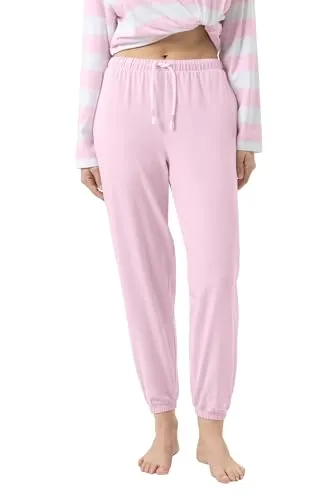 Mey Nachtwäsche Solid Love Damen Yoga Pants Soft Pink (XL) - Bequeme Yoga Pants mit lockerem Schnitt für optimale Bewegungsfreiheit. Hergestellt aus softem Sweatmaterial für höchsten Komfort. Praktische Taschen und ein elastischer Bund sorgen für einen perfekten Sitz und entspannte Stunden.