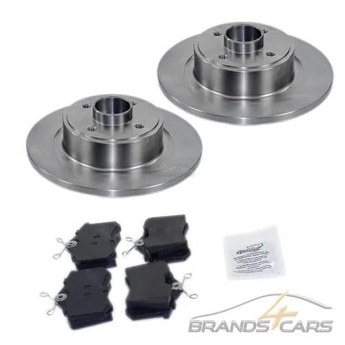ATEC BREMSSCHEIBEN Ø274 + BELÄGE HINTEN FÜR RENAULT MEGANE 1 GRANDTOUR SCENIC