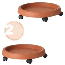 Wetterfester Pflanzenroller Outdoor 35 cm in rot von GarPet