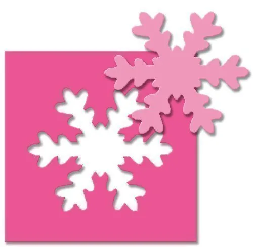 Efco 1795059 Handwerksstanze Schneeflocke, Pink, 616 g von EFCO