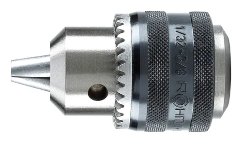 Röhm Zahnkranz-Bohrfutter Prima 0,8-10 mm B12 - 72653 - Bohrfutter für präzises Bohren, mit einem Spannbereich von 0,8 bis 10 mm, ideal für vielseitige Anwendungen in der Metallbearbeitung.