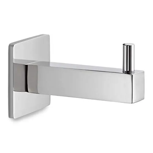 Garderobenhaken SELA Edelstahl poliert 36 x 36 mm Länge 65 mm verdeckte Befestigung Haken Kleiderhaken Jackenaufhänger von SO-TECH®