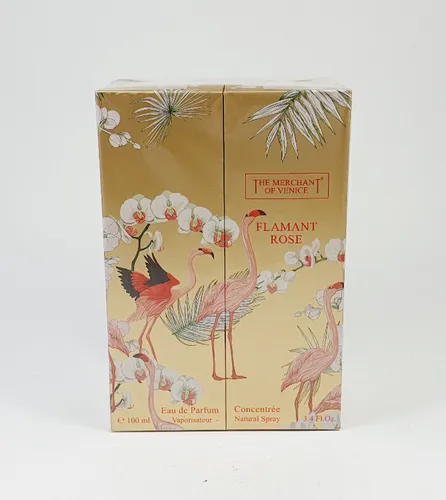 The Merchant of Venice Flamant Rose Eau De Parfum Concentrèe 100 ml - Damendüfte, luxuriöser Duft mit einer blumigen Note, ideal für besondere Anlässe und tägliche Eleganz.