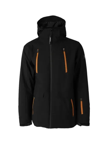 Brunotti Skijacke Baron Men Snow Jacket BLACK - L (52) - Funktionsjacke aus 100% Polyester für optimale Wärme und Komfort beim Skifahren, ideal für aktive Wintersportler.