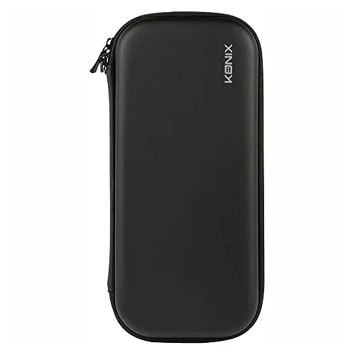 Konix Mythics Pro Schutzhülle und Transporttasche für Nintendo Switch, Switch Lite und Switch OLED - Platz für 14 Spiele - Schwarz