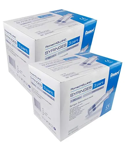 Romed Medical Einmalspritzen 50 ml, 50 Stück
