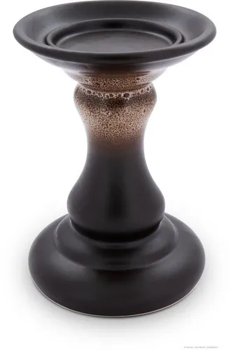 Bunzlauer Keramik Kerzenständer ZACIEK für Stumpenkerzen - Eleganter Kerzenhalter aus Bunzlauer Keramik für Stumpenkerzen bis 8 cm Durchmesser. Mit stabiler Basis und durchdachtem Design sorgt er für eine stilvolle Atmosphäre in jedem Raum.